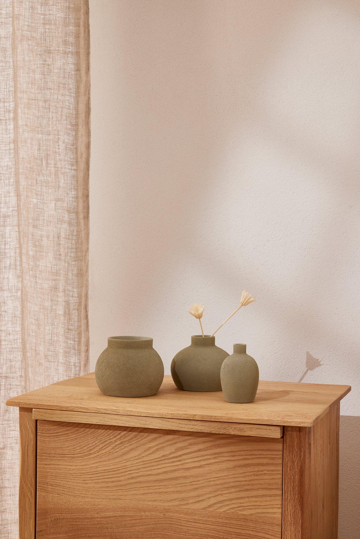 Mini Vaso Decorativo Bege para Ambientes