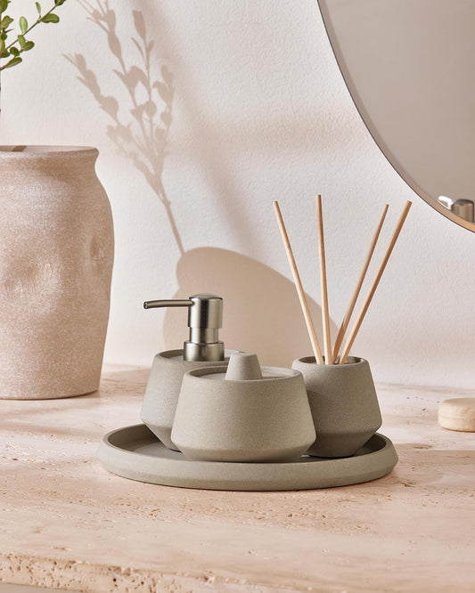 Conjunto SPA em Cimento para Banheiro Moderno
