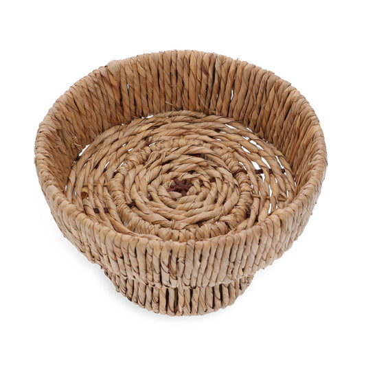 Centro de mesa em fibra natural 20x31cm