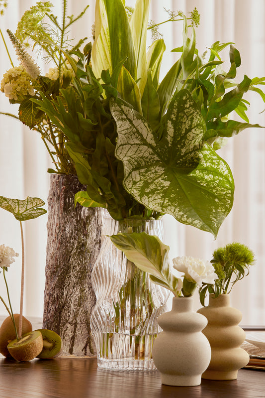 Mini Vaso em Cerâmica Colorido em Tom Terroso Moderno