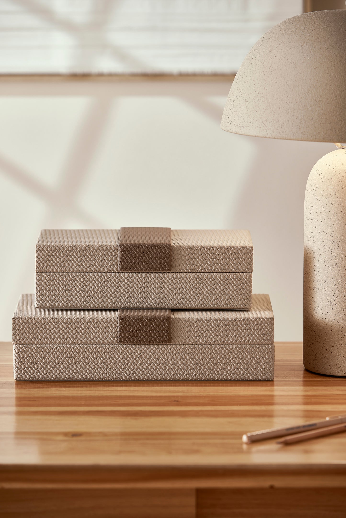 Caixa em MDF e PU - 25x12cm
