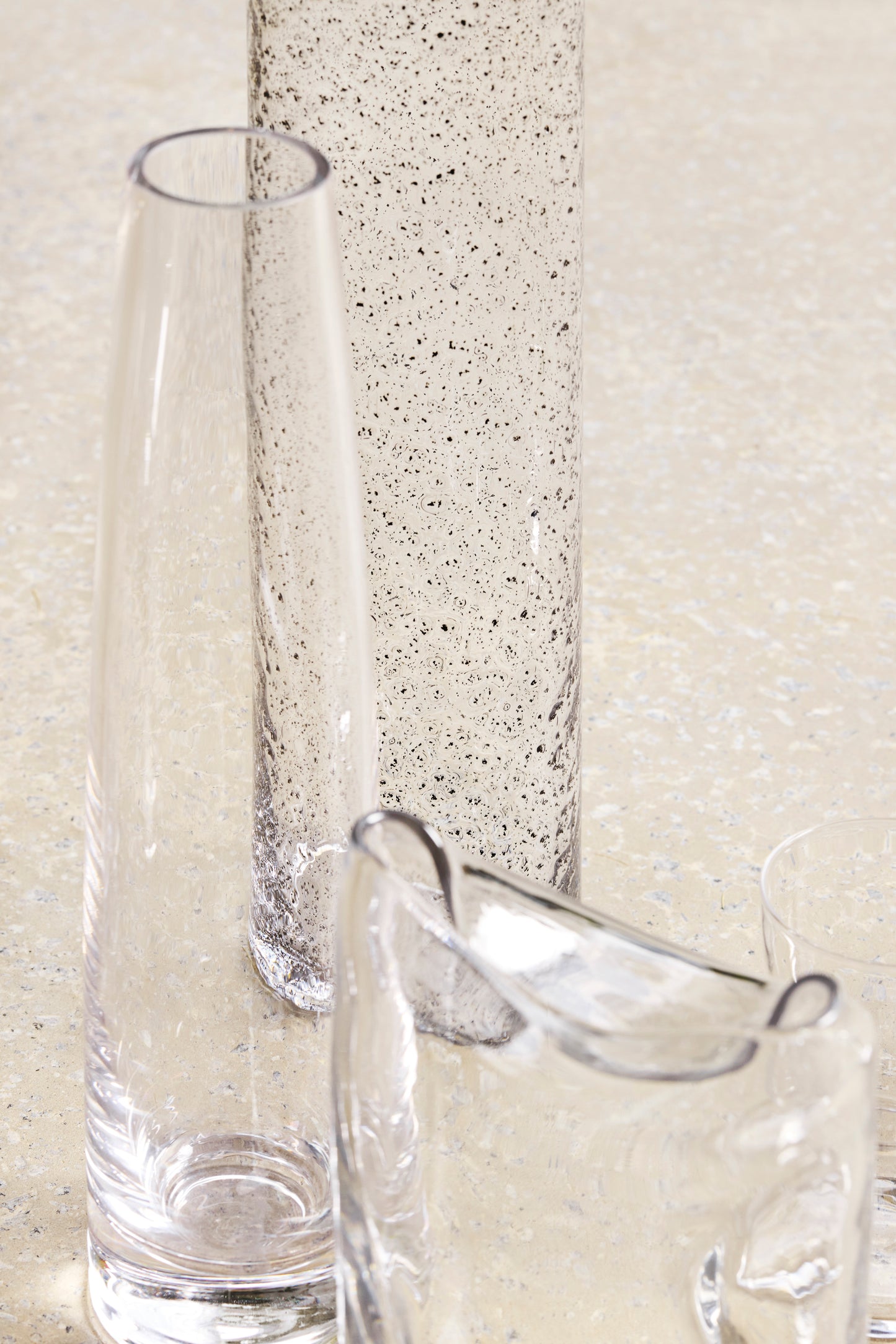 Vaso em Vidro 38cm Alto para Arranjos Florais