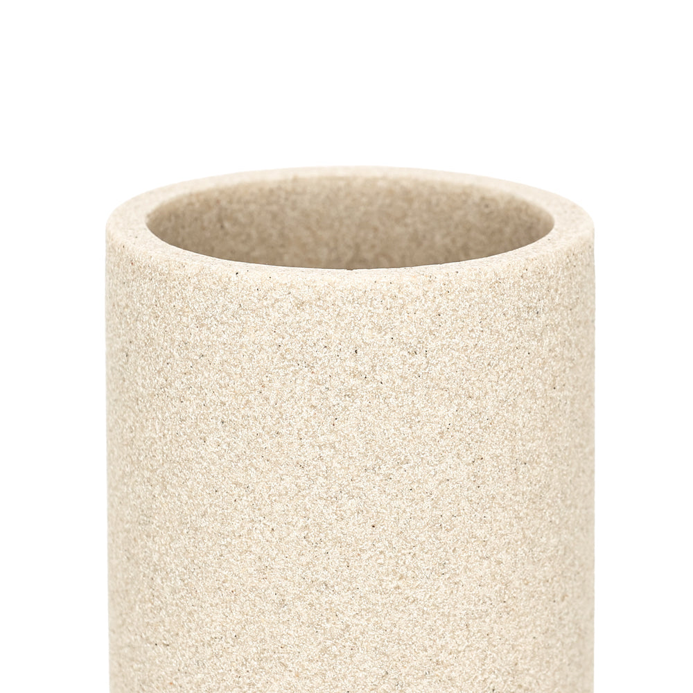 Copo Porta Escova de Dente Acinzentado Natural Soft