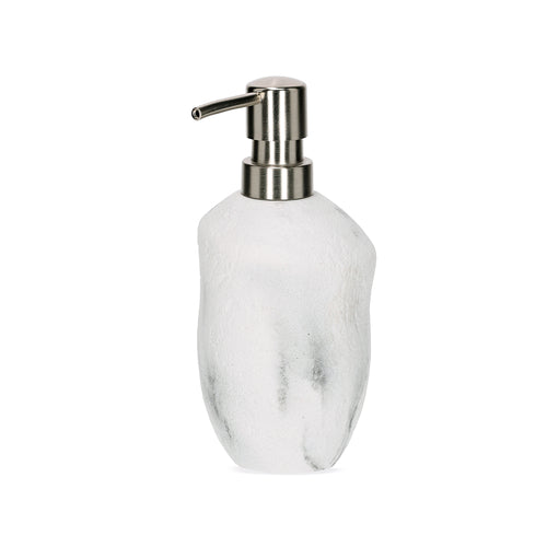 Porta Sabonete Líquido Branco e Preto | Banheiro Moderno