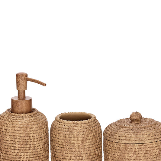 Conjunto em polirresina para banheiro