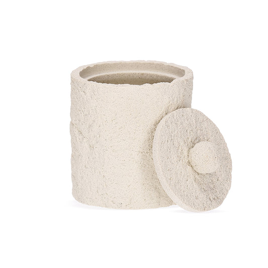 Pote Porta-Objetos Multiuso Branco Rústico