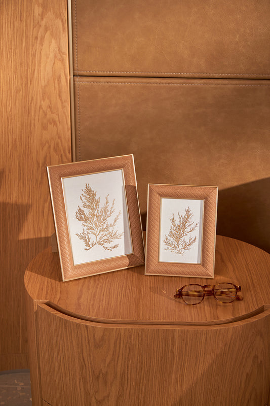 Porta-Retrato Decorativo Caramelo | Coleção Luxo