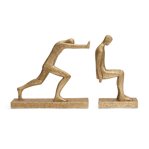 Aparador de Livros Decorativo Pessoas Suporte para Livros Estante Escritório