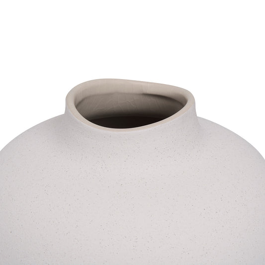 Vaso em Cerâmica Branco para Decoração