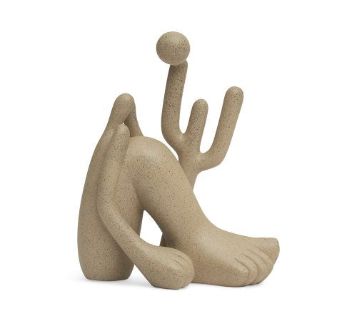 Escultura abaporu em polirresina 17,5cm - Areia