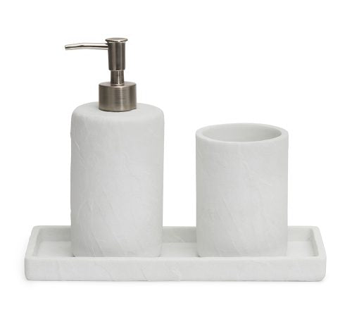 Conjunto em polirresina para banheiro