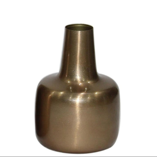 Vaso funil em metal - Ouro