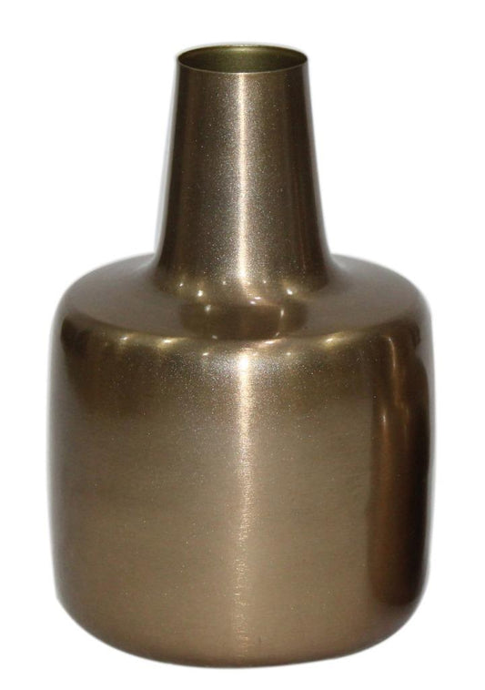 Vaso funil em metal - Ouro