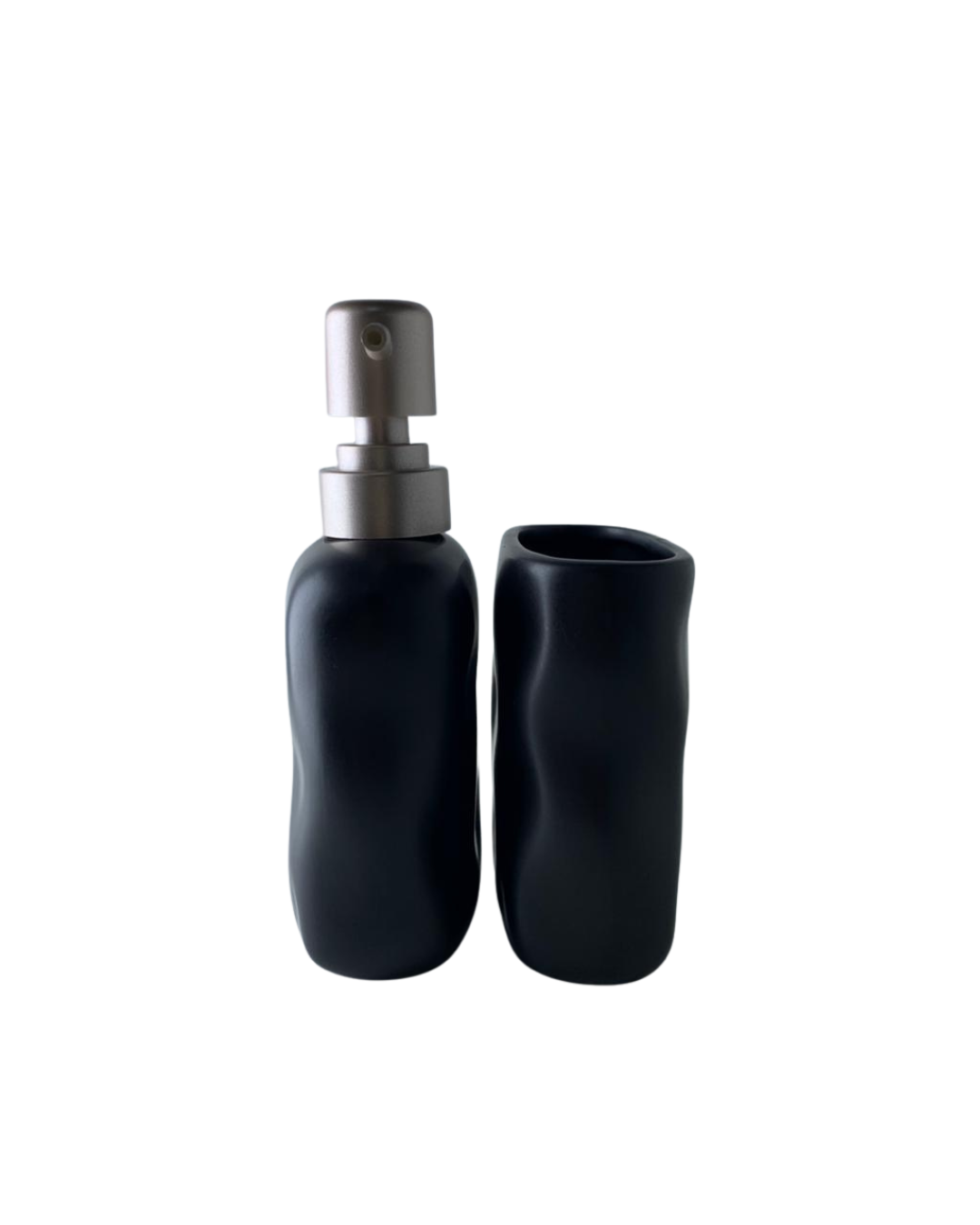 Conjunto banheiro em cerâmica - Preto