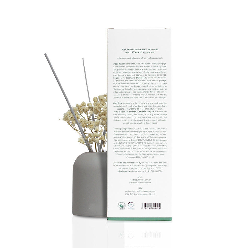 Óleo difusor de aromas chá verde 120ml