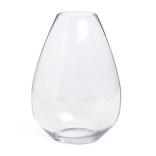 Vaso em Vidro Transparente 30,5cm para Arranjos: Leveza e Sofisticação para Decorar com Flores e Folhagens