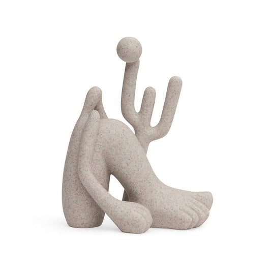 Escultura Abaporu Bege Tarsila do Amaral: Arte Brasileira como Destaque na Decoração