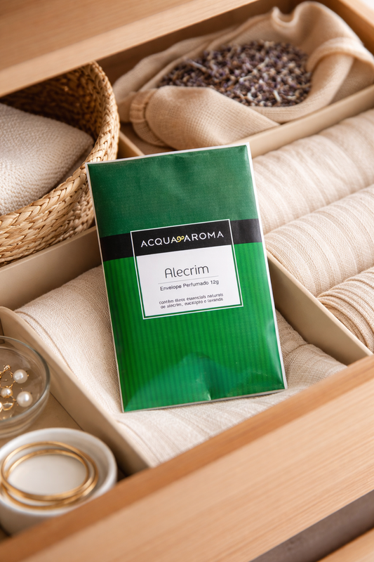 Envelope Perfumado para Gavetas, Armários e Ambientes: Perfume e Frescor Duradouro