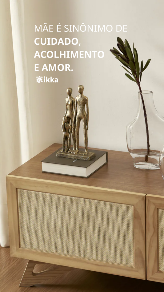 Dia das Mães: Escultura Família que Representa Amor em Cada Detalhe