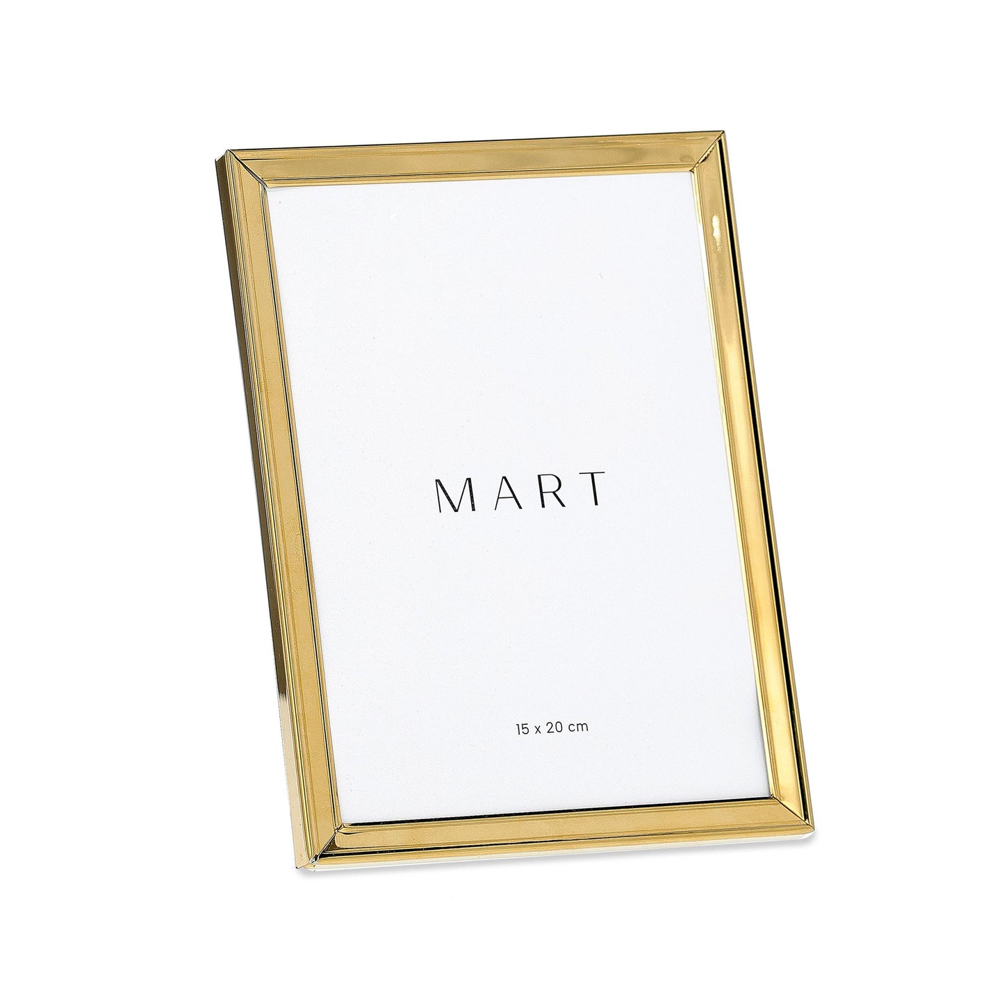 Porta-Retrato em Metal Dourado com Borda Detalhada | Elegância Premium