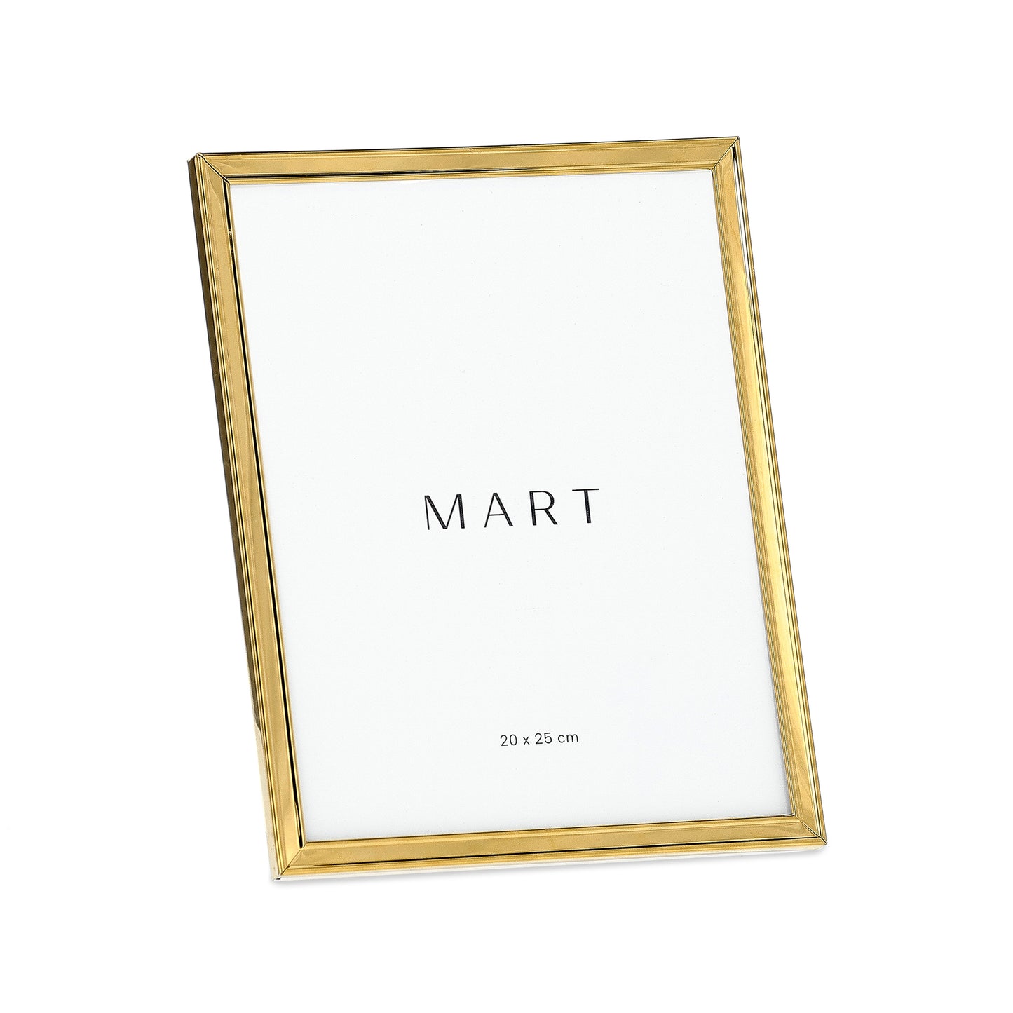 Porta-Retrato em Metal Dourado com Borda Detalhada | Elegância Premium