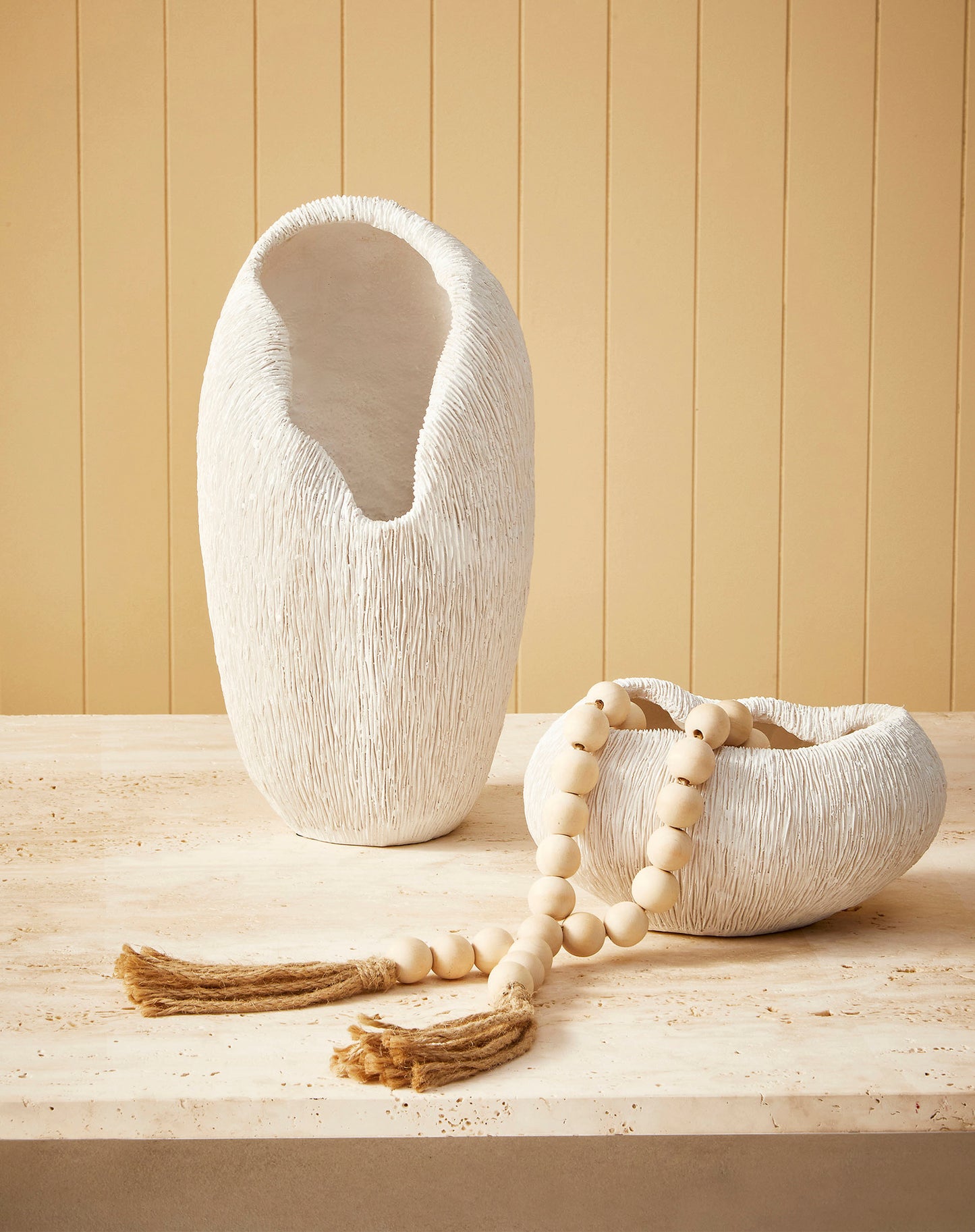 Colar decorativo em madeira 1,5m