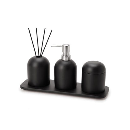 Conjunto de Banheiro em Preto Estilo Industrial