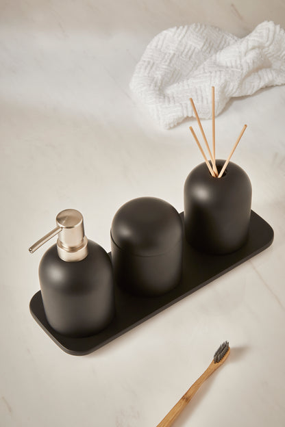 Conjunto de Banheiro em Preto Estilo Industrial