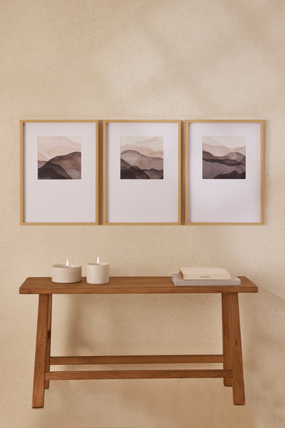 Vela Decorativa em Cerâmica 7,5 cm | Estilo Clean