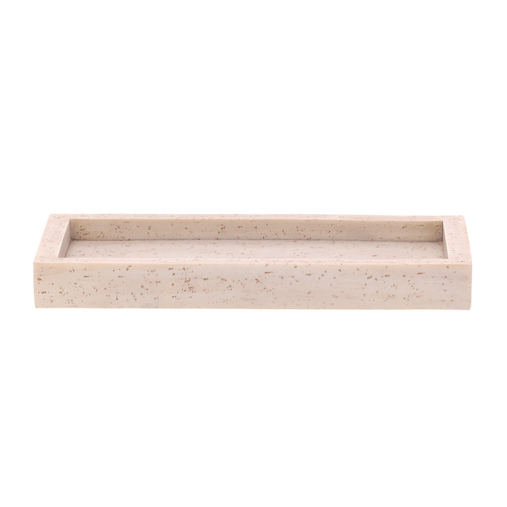 Bandeja Rosé Texturizada para Lavabo Decorativa