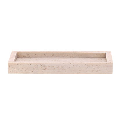 Bandeja Rosé Texturizada para Lavabo Decorativa