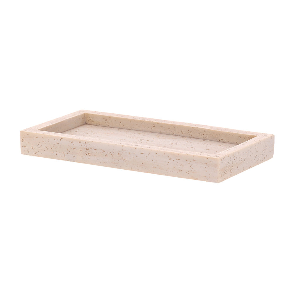 Bandeja Rosé Texturizada para Lavabo Decorativa