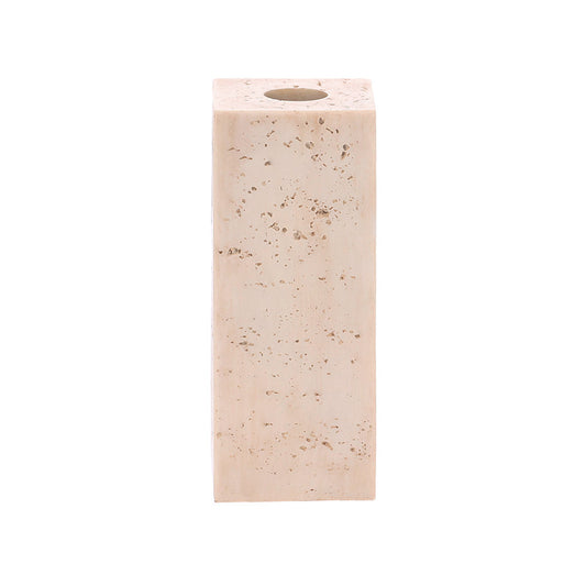 Vaso Solitário Decorativo Rosé Texturizado 15,5cm