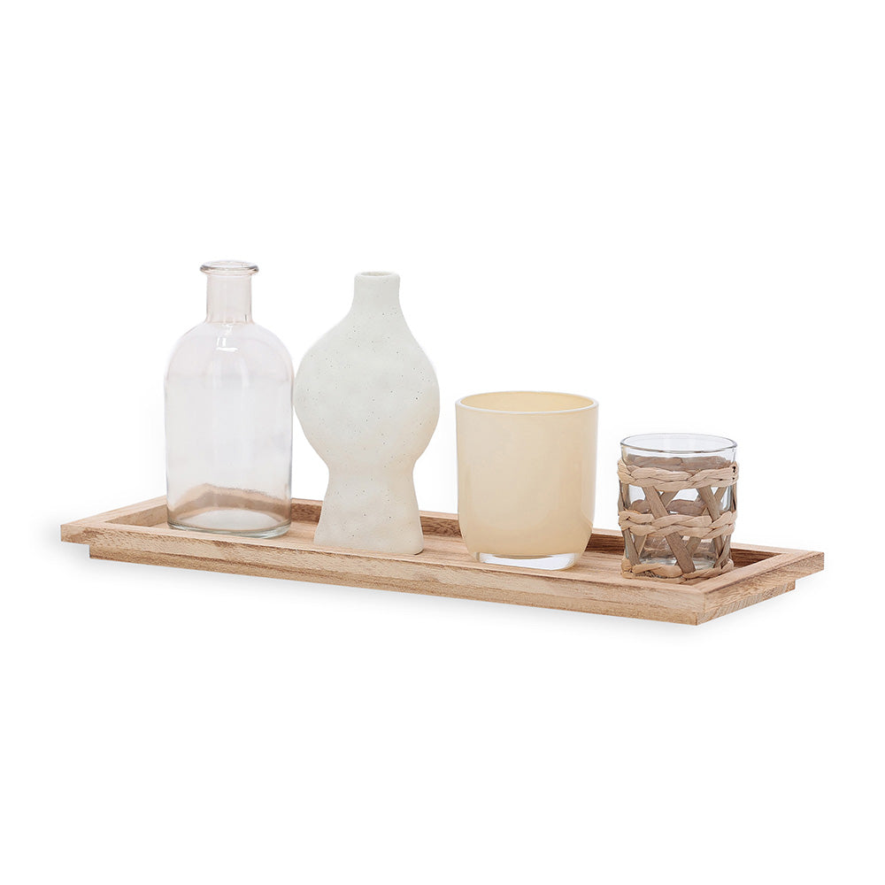Conjunto Decorativo de Vasos Boho Chic | Decoração Natural e Sofisticada