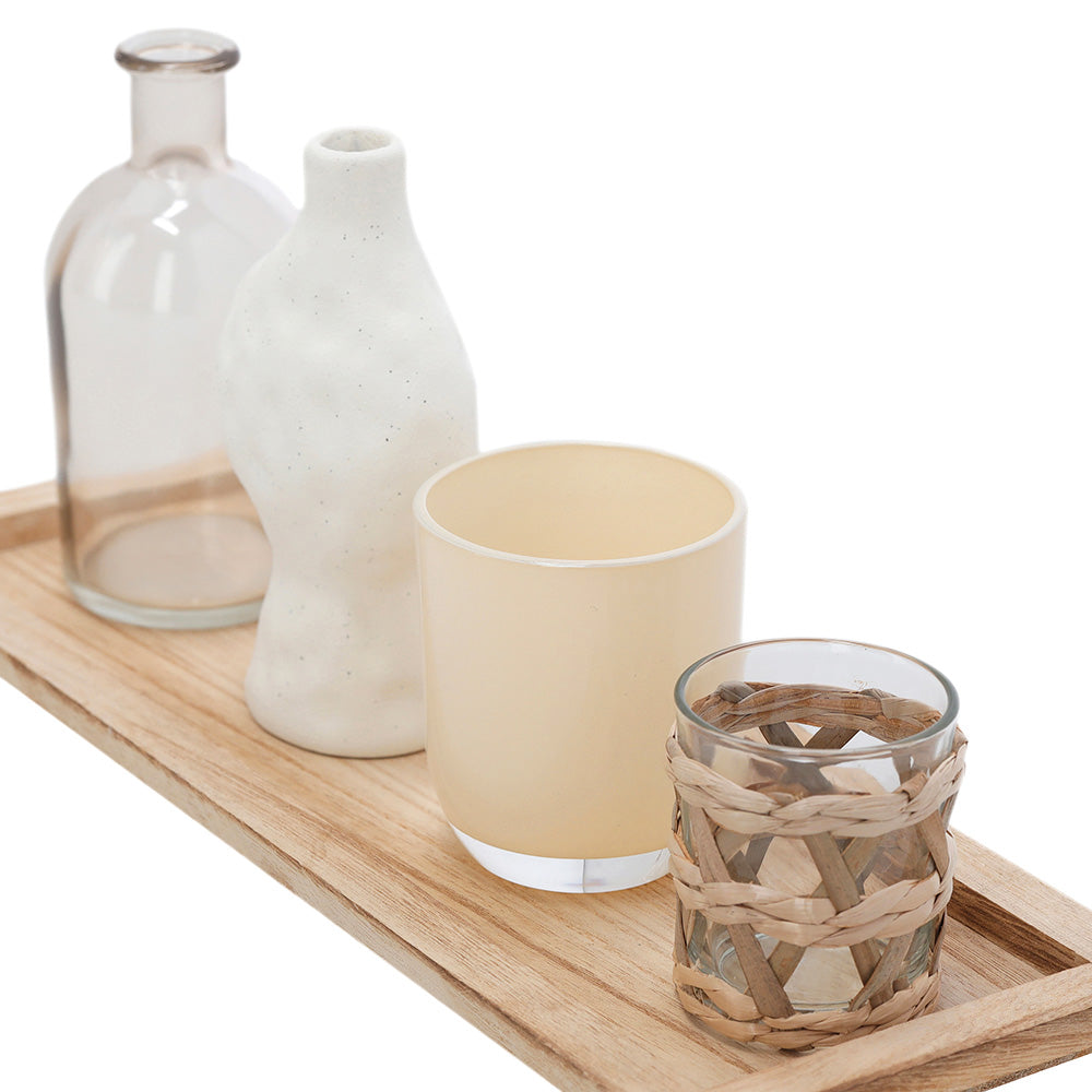 Conjunto Decorativo de Vasos Boho Chic | Decoração Natural e Sofisticada