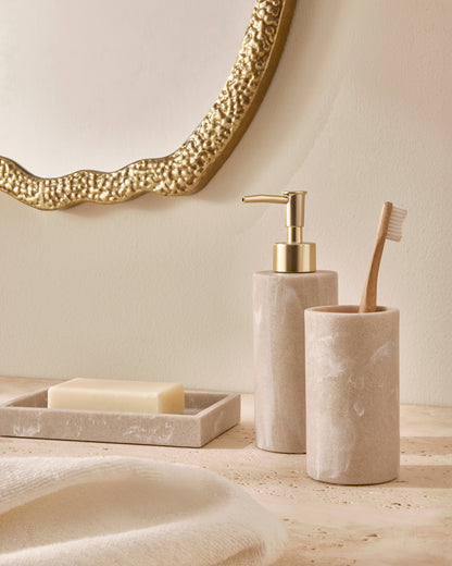Conjunto para Banheiro Estética Marmorizada