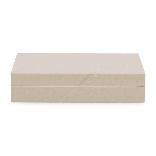 Caixa em MDF com revestimento em PU 22x23cm