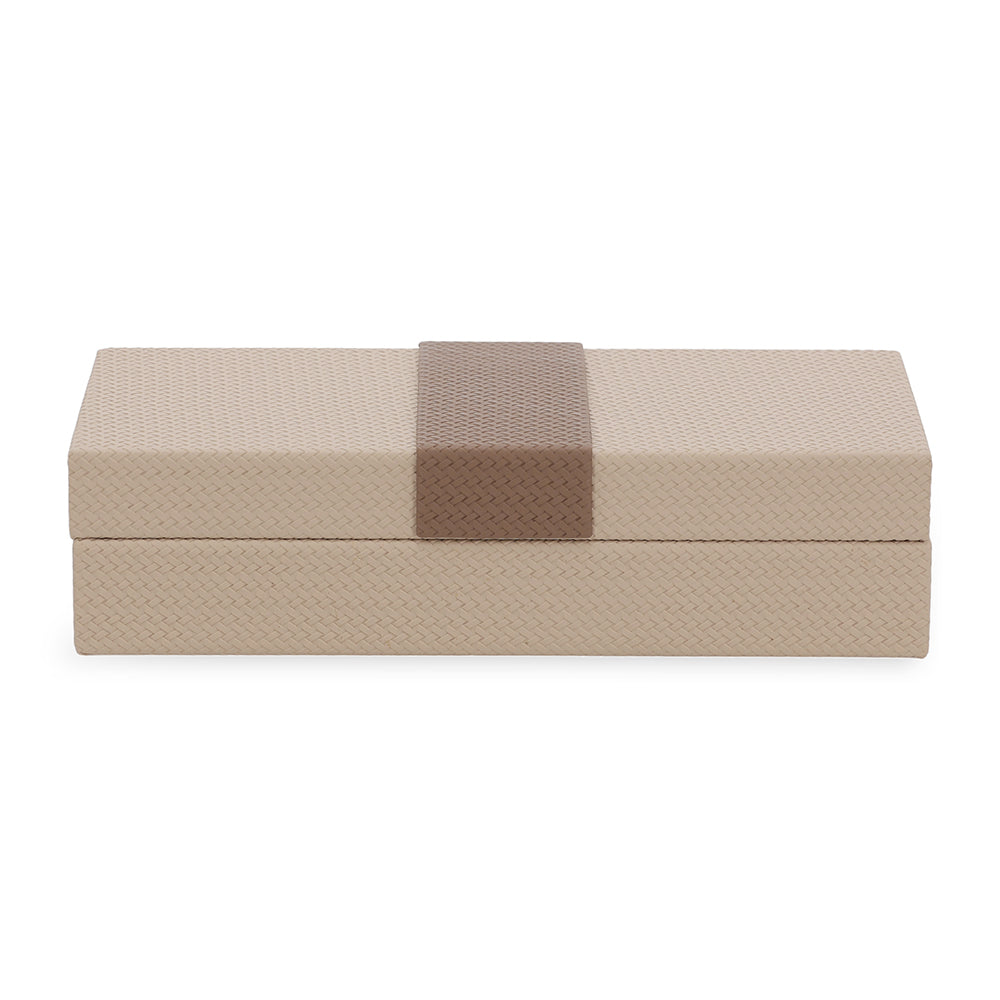 Caixa em MDF e PU - 30x15,5cm
