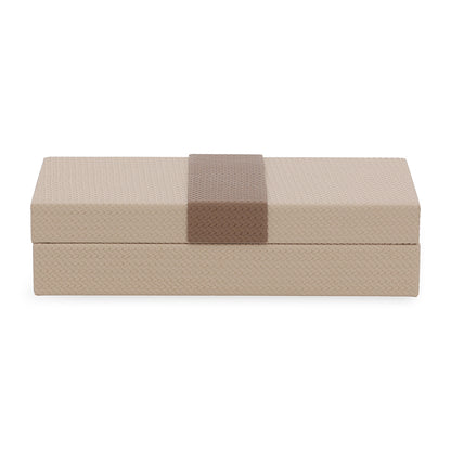 Caixa em MDF e PU - 30x15,5cm