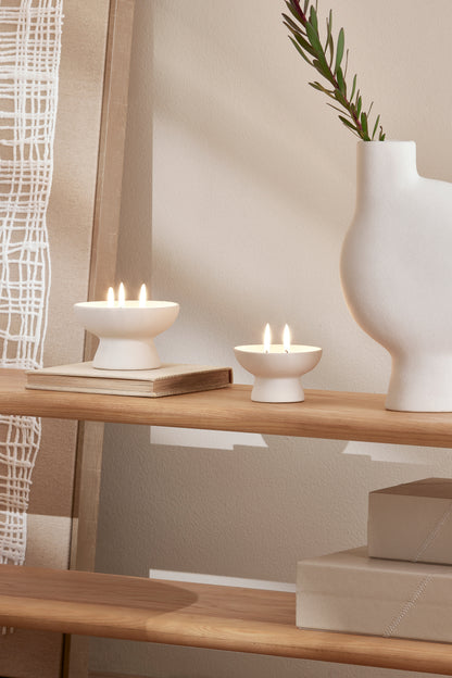 Vela Decorativa em Cerâmica para Casa 7,5cm