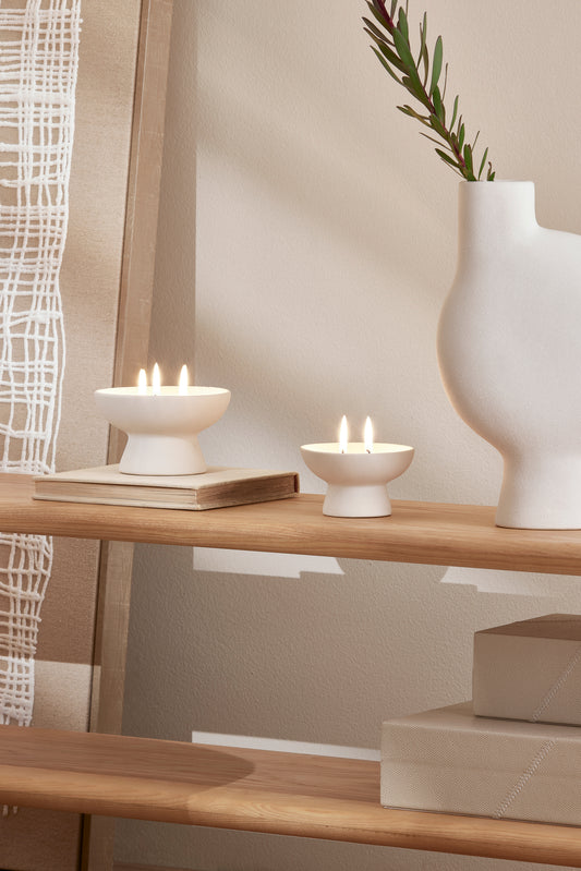 Vela Decorativa em Cerâmica para Casa 7,5cm