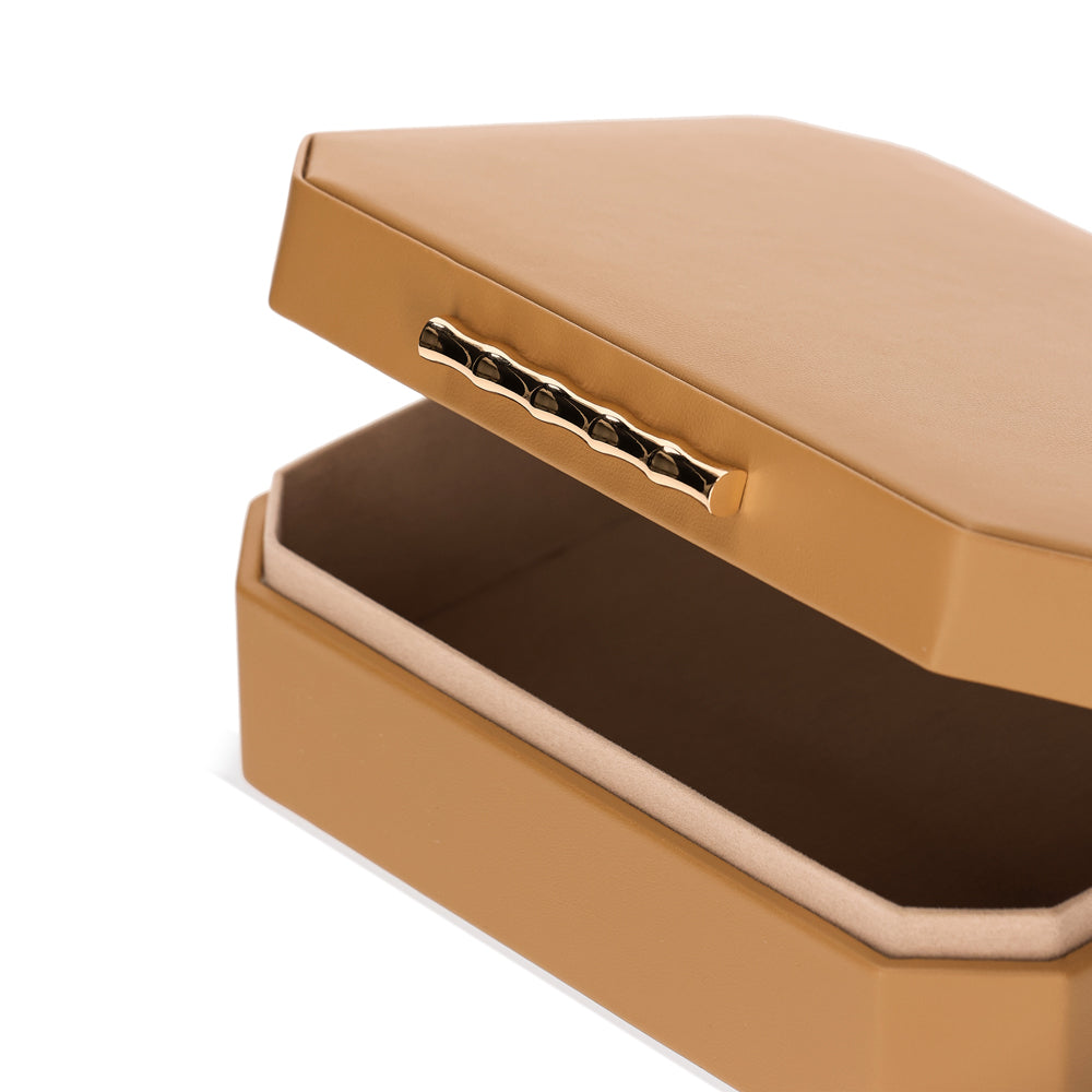 Caixa em MDF e PU - 22x17,5cm