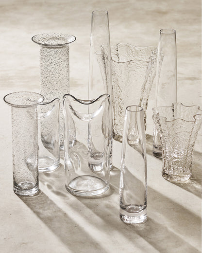 Vaso em Vidro 38cm Alto para Arranjos Florais