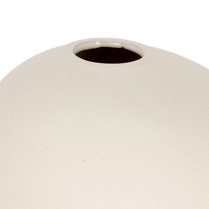 Vaso Decorativo Cerâmica Clara Orgânico 17,5 cm