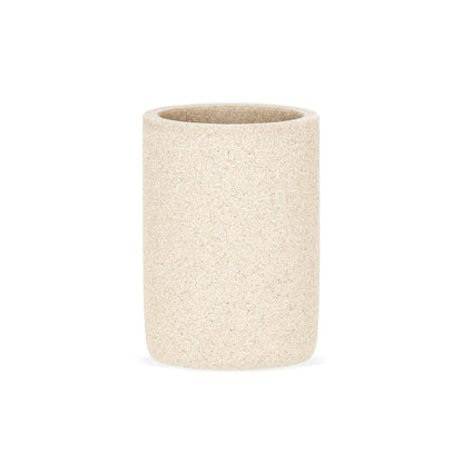 Copo Porta Escova de Dente Acinzentado Natural Soft