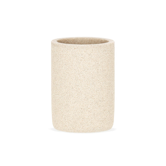 Copo Porta Escova de Dente Acinzentado Natural Soft