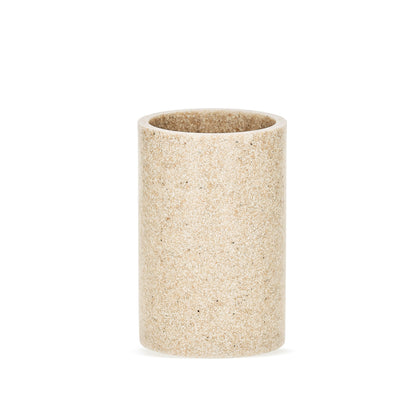 Copo Porta Escova Bege para Banheiro e Lavabo | Terra Suave