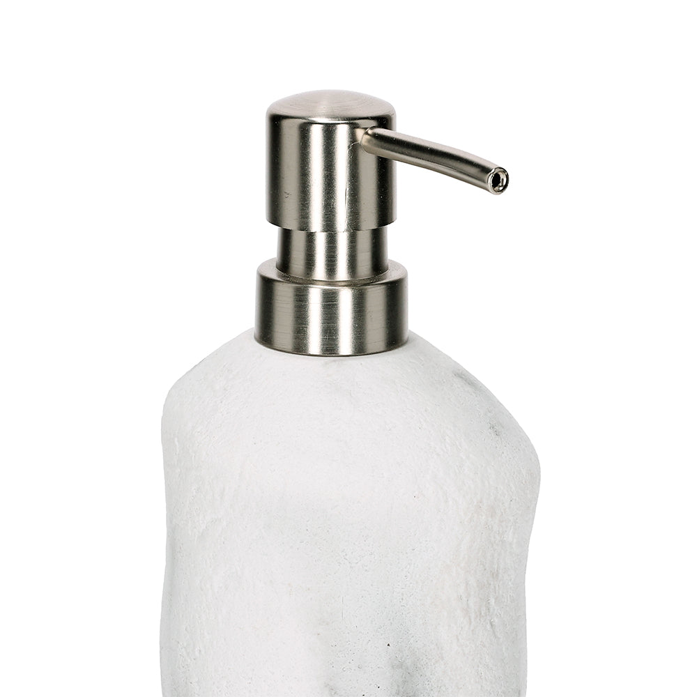 Porta Sabonete Líquido Branco e Preto | Banheiro Moderno