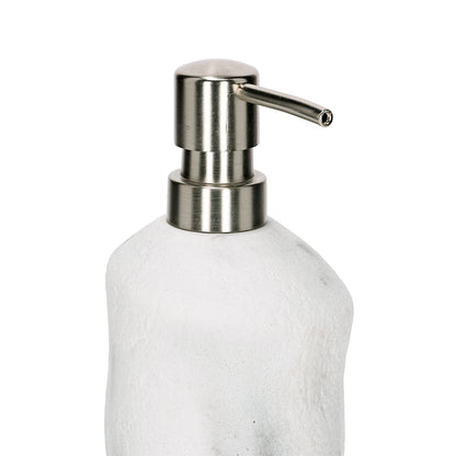 Porta Sabonete Líquido Branco e Preto | Banheiro Moderno