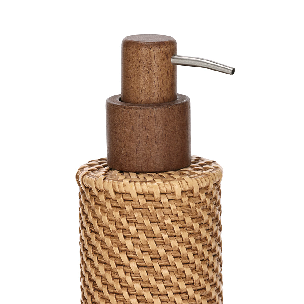 Porta Sabonete Líquido Marrom Coleção Sisal